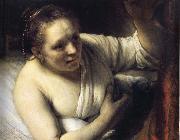 REMBRANDT Harmenszoon van Rijn Young Woman in Bed china oil painting artist